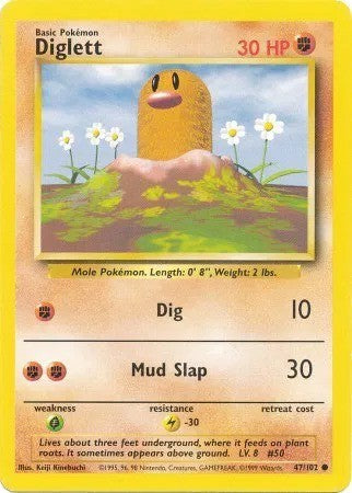 Diglett Unlimited (47/102) - [Base Set]