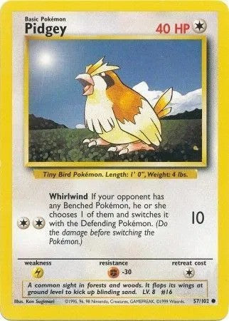 Pidgey Unlimited (57/102) - [Base Set]