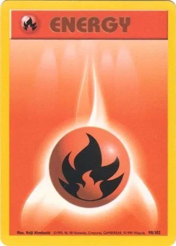 Fire Energy Unlimited (98/102) - [Base Set]