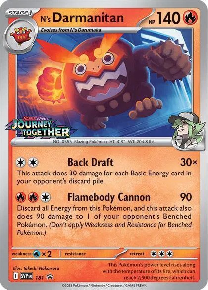 N's Darmanitan Prerelease (181) - [Scarlet & Violet Promos]