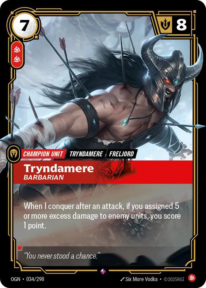 Tryndamere - Barbarian (034/298) - [Origins]