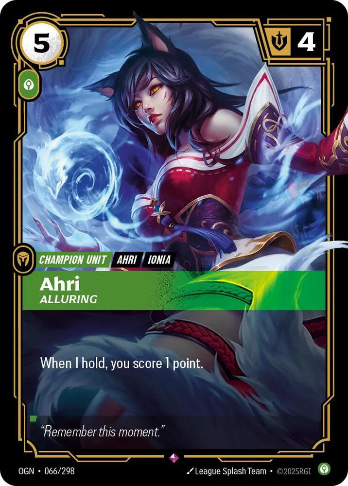 Ahri - Alluring (066/298) - [Origins]
