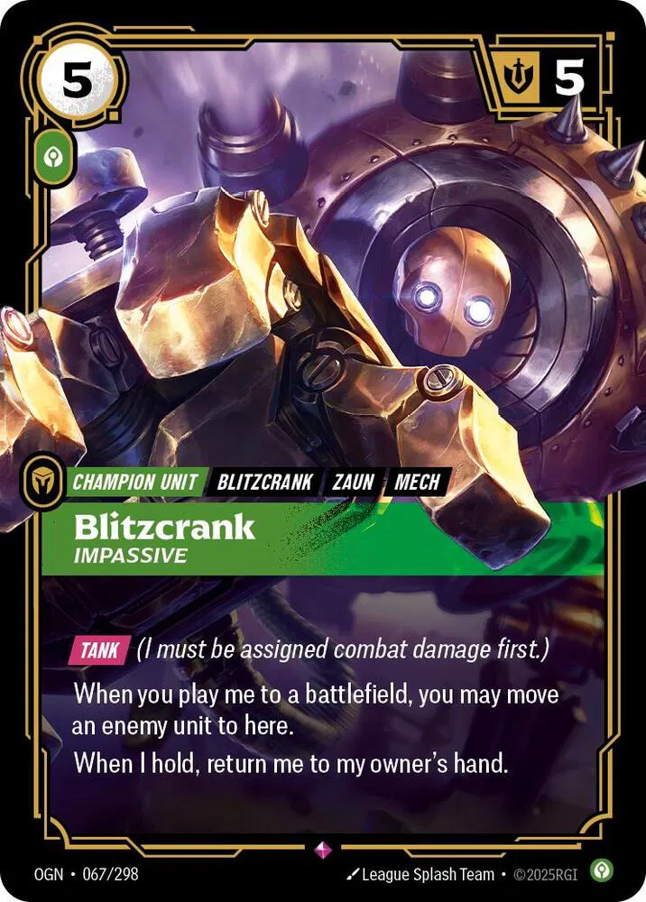 Blitzcrank - Impassive (067/298) - [Origins]