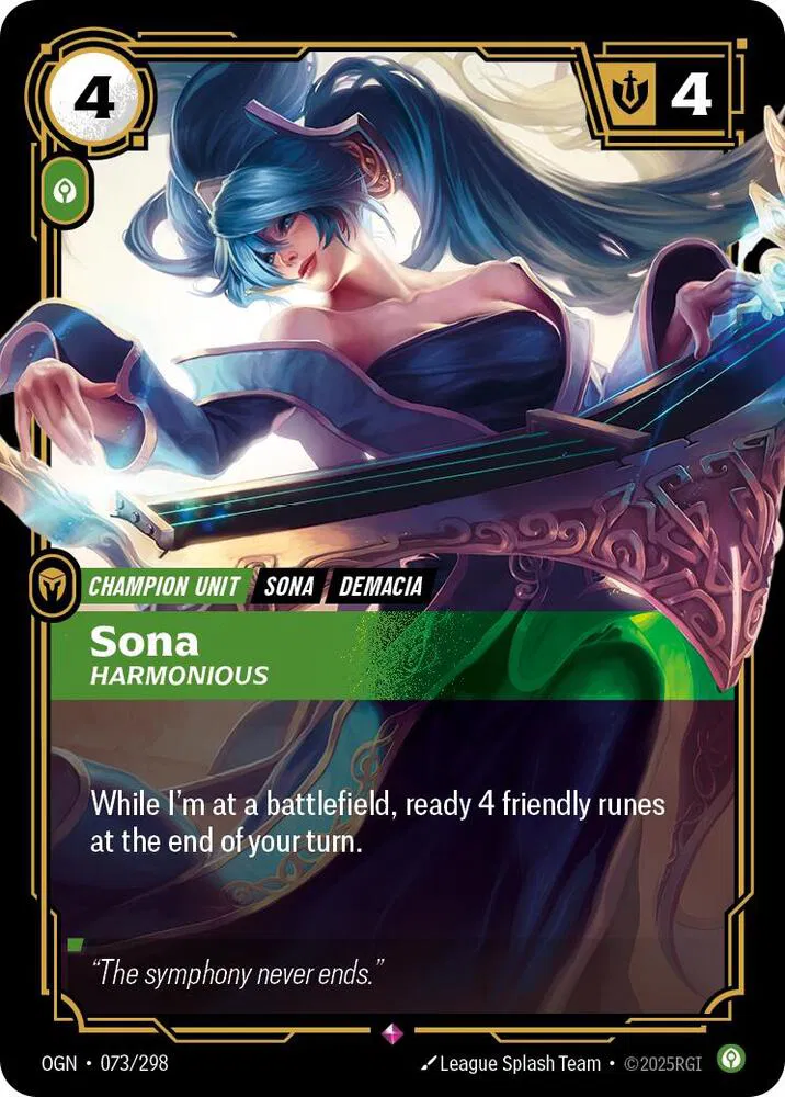 Sona - Harmonious (073/298) - [Origins]