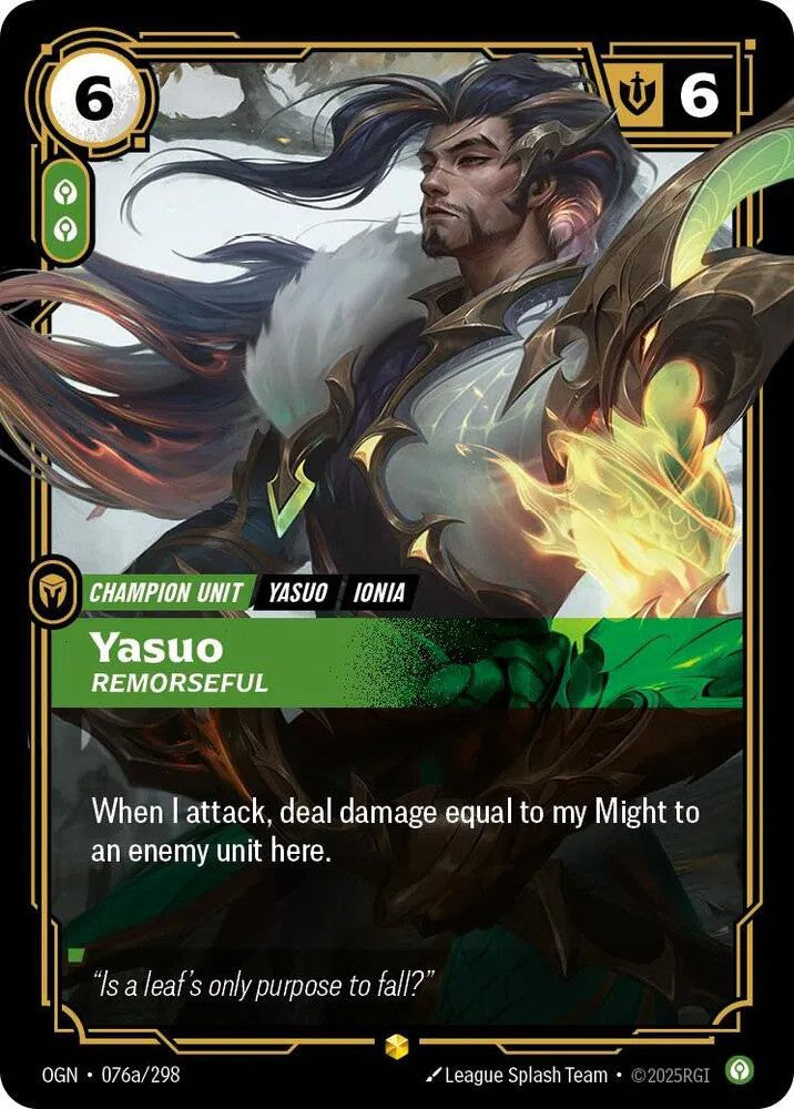 Yasuo - Remorseful (076a/298) - [Origins]