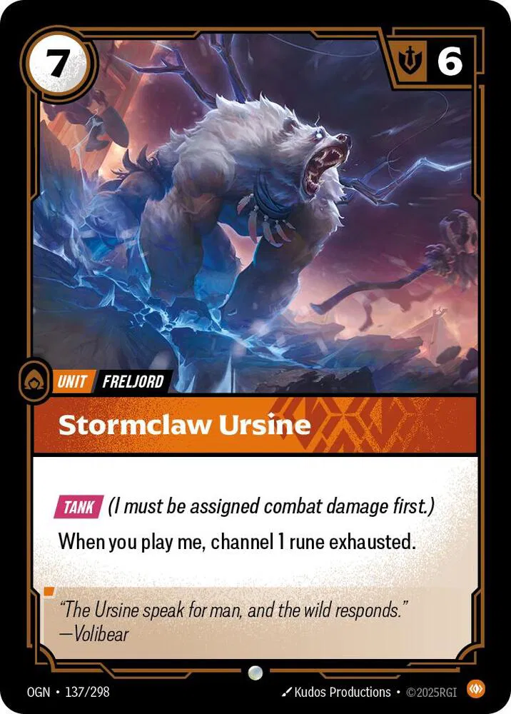 Stormclaw Ursine Foil (137/298) - [Origins]