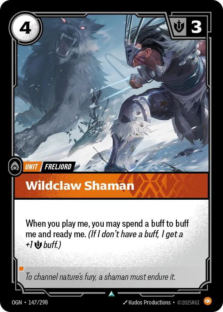 Wildclaw Shaman Foil (147/298) - [Origins]