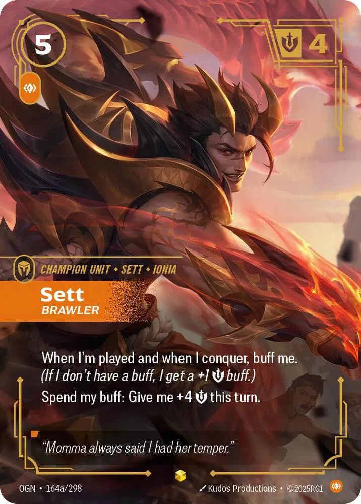 Sett - Brawler (164a/298) - [Origins]