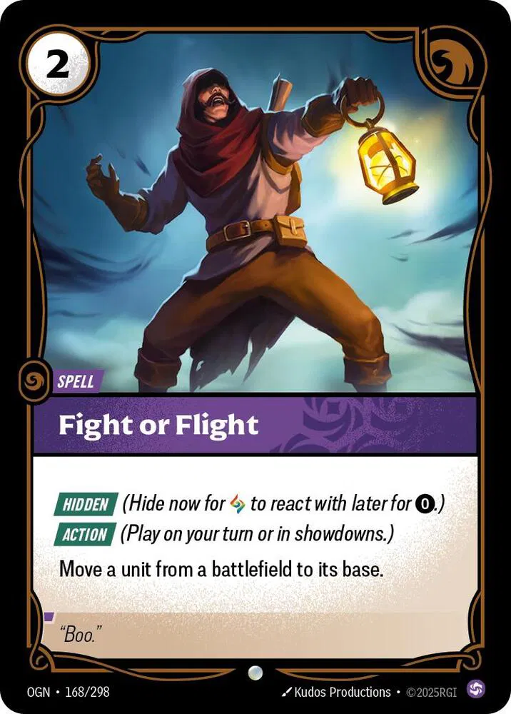 Fight or Flight Foil (168/298) - [Origins]