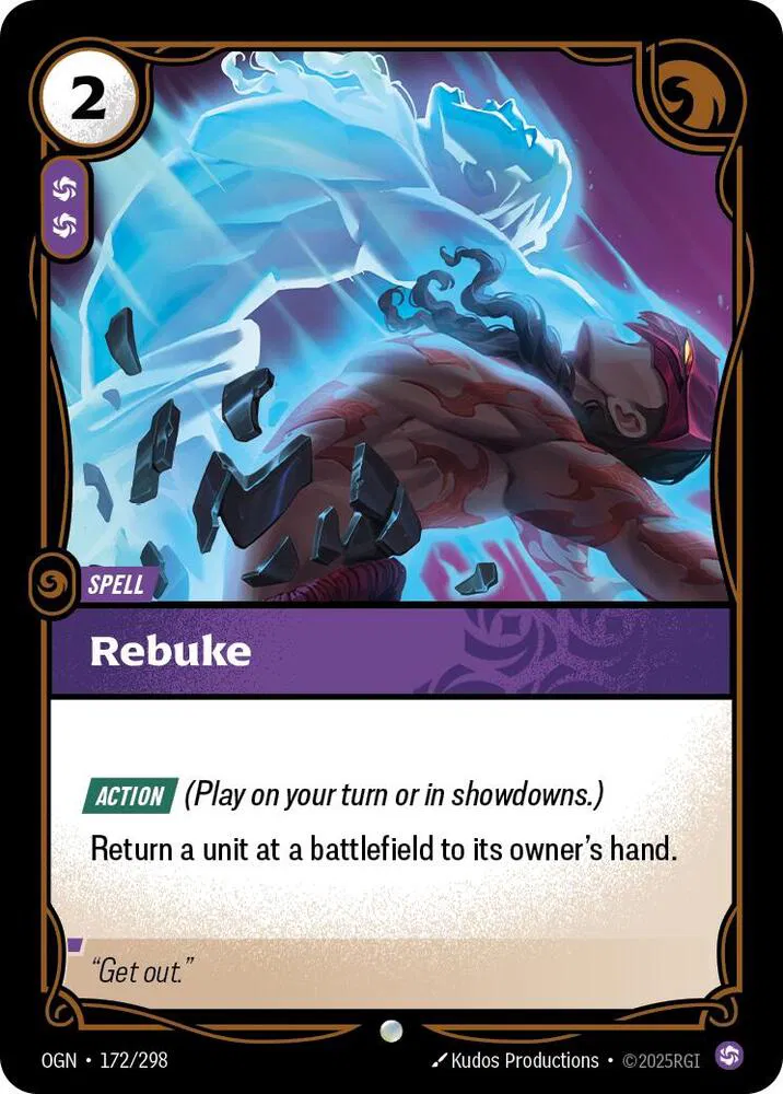 Rebuke Foil (172/298) - [Origins]