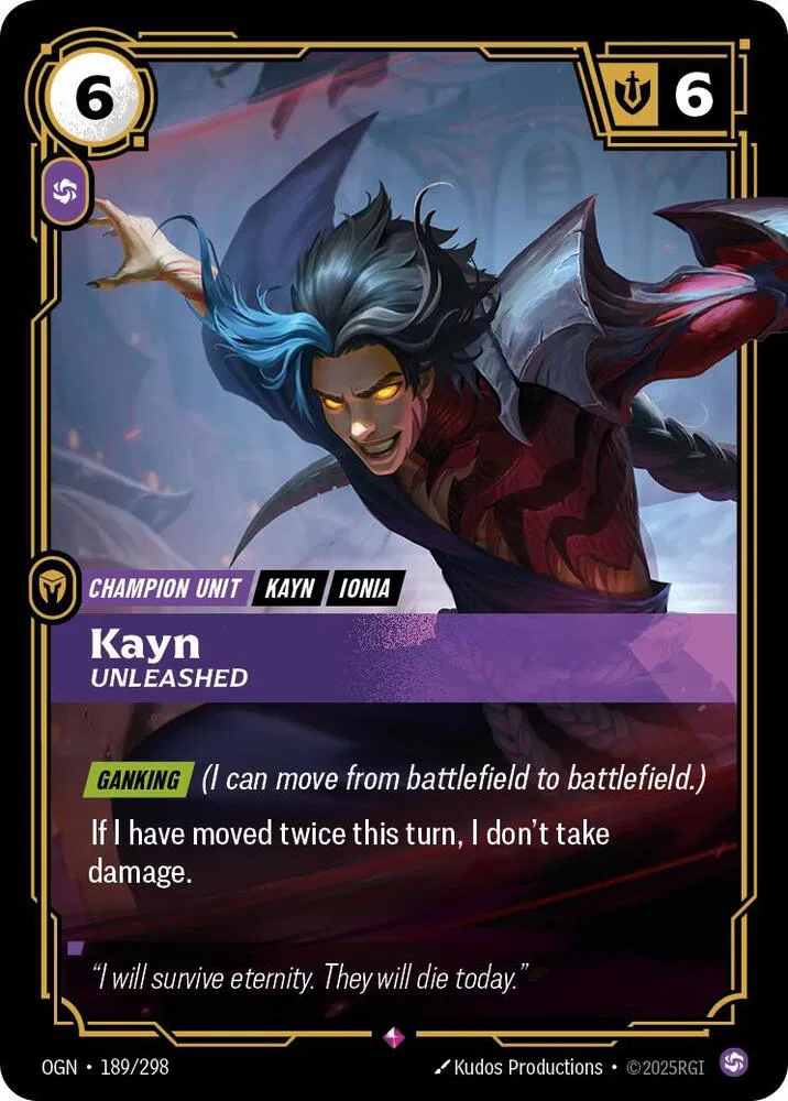 Kayn - Unleashed (189/298) - [Origins]