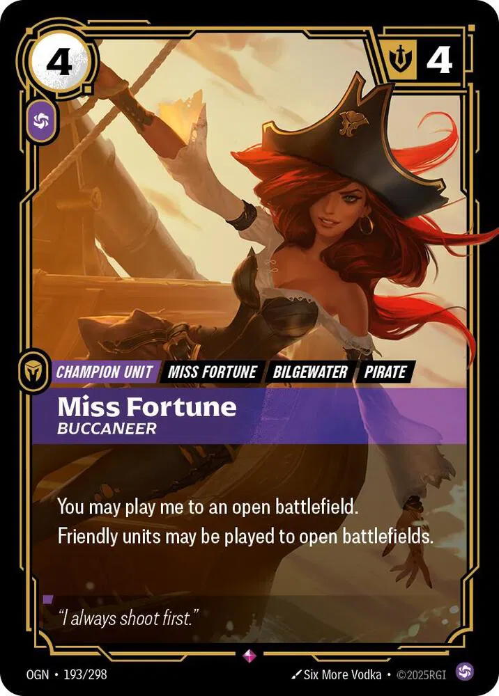 Miss Fortune - Buccaneer (193/298) - [Origins]