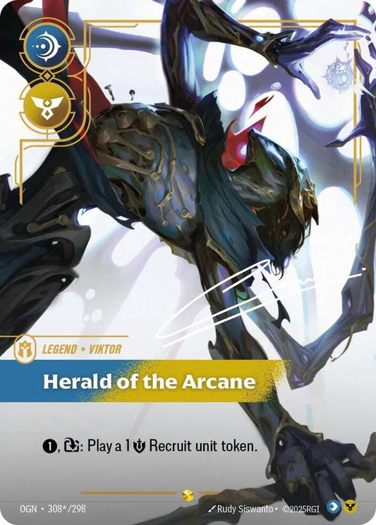 Viktor - Herald of the Arcane Signature (308*/298) - [Origins]