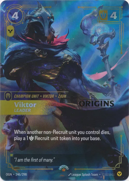 Viktor - Leader Prize Pack (246/298) - [Riftbound Promos]
