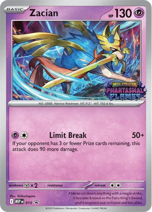 Zacian Prerelease (015) - [Mega Evolution Promos]