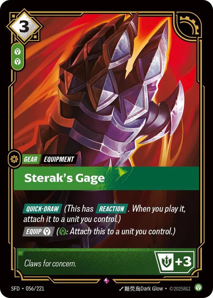 Sterak's Gage (056/221) - [Spiritforged]