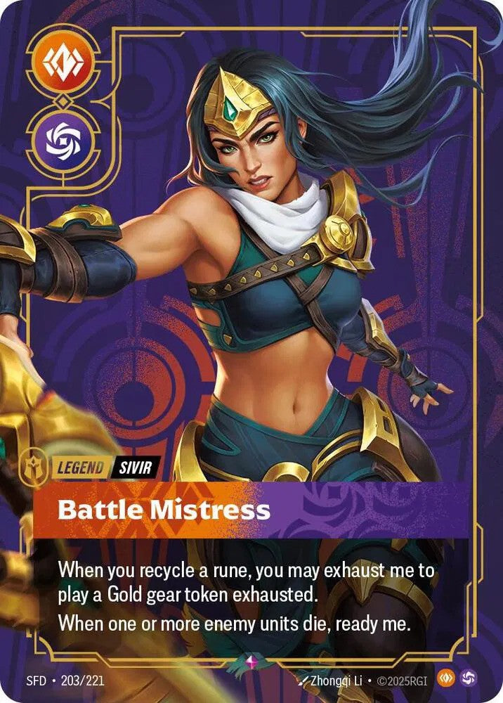 Sivir - Battle Mistress (203/221) - [Spiritforged]