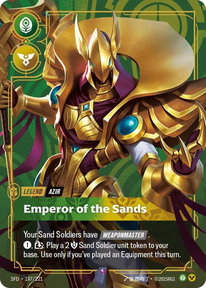 Azir - Emperor of the Sands (197/221) - [Spiritforged]