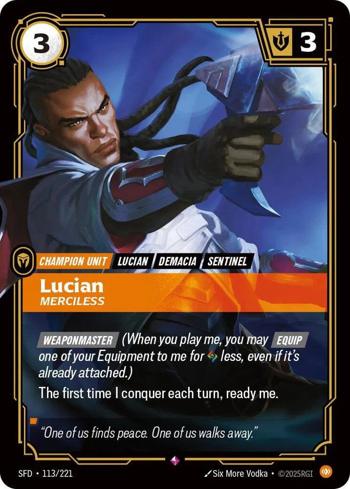 Lucian - Merciless (113/221) - [Spiritforged]