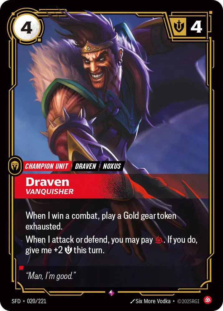 Draven - Vanquisher (020/221) - [Spiritforged]