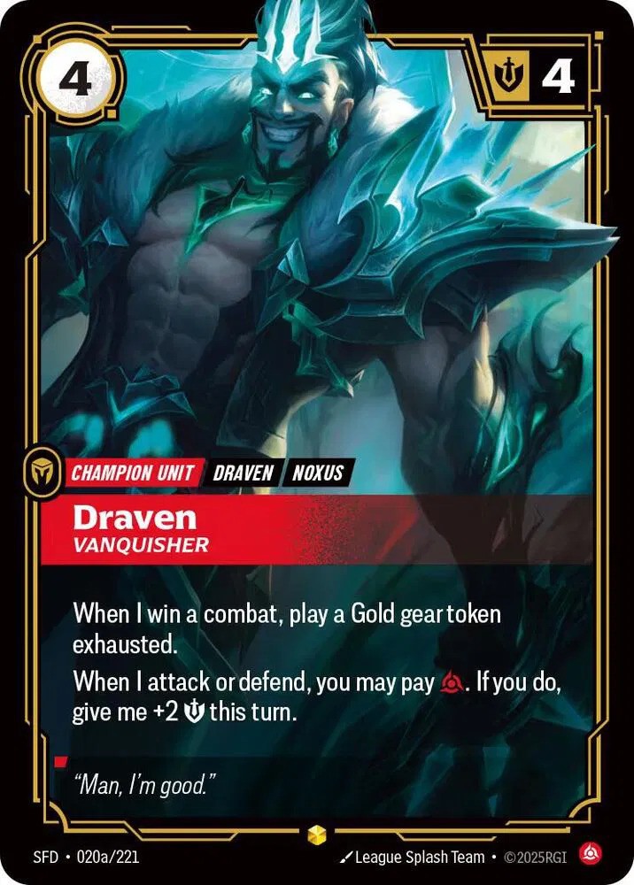Draven - Vanquisher (020a/221) - [Spiritforged]