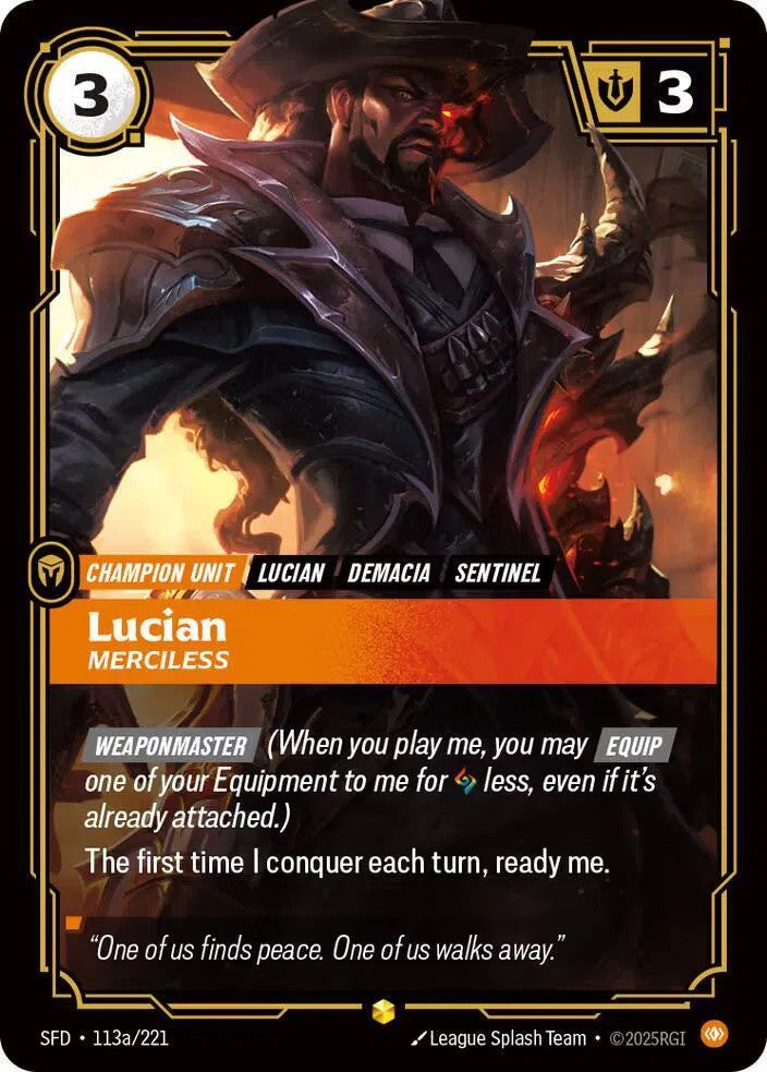 Lucian - Merciless (113a/221) - [Spiritforged]