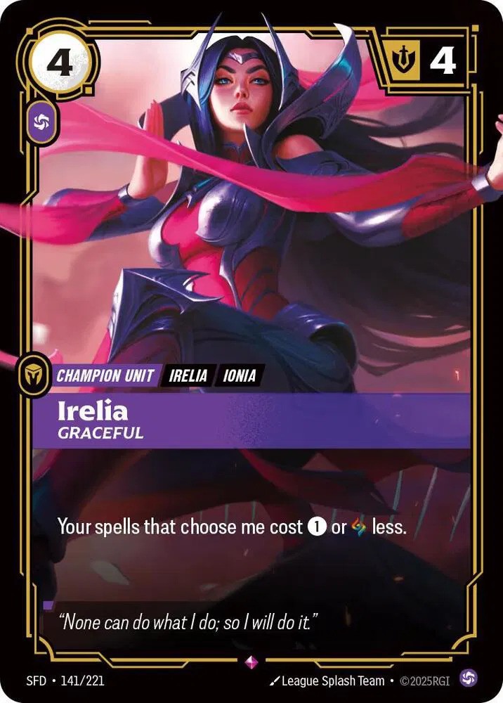 Irelia - Graceful (141/221) - [Spiritforged]