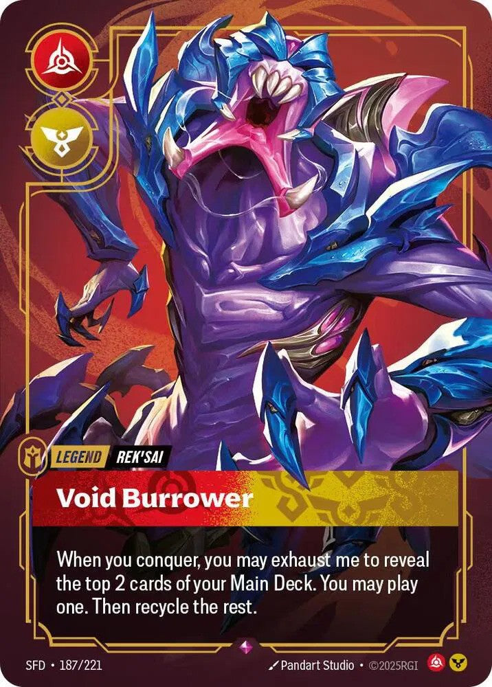 Rek'sai - Void Burrower (187/221) - [Spiritforged]