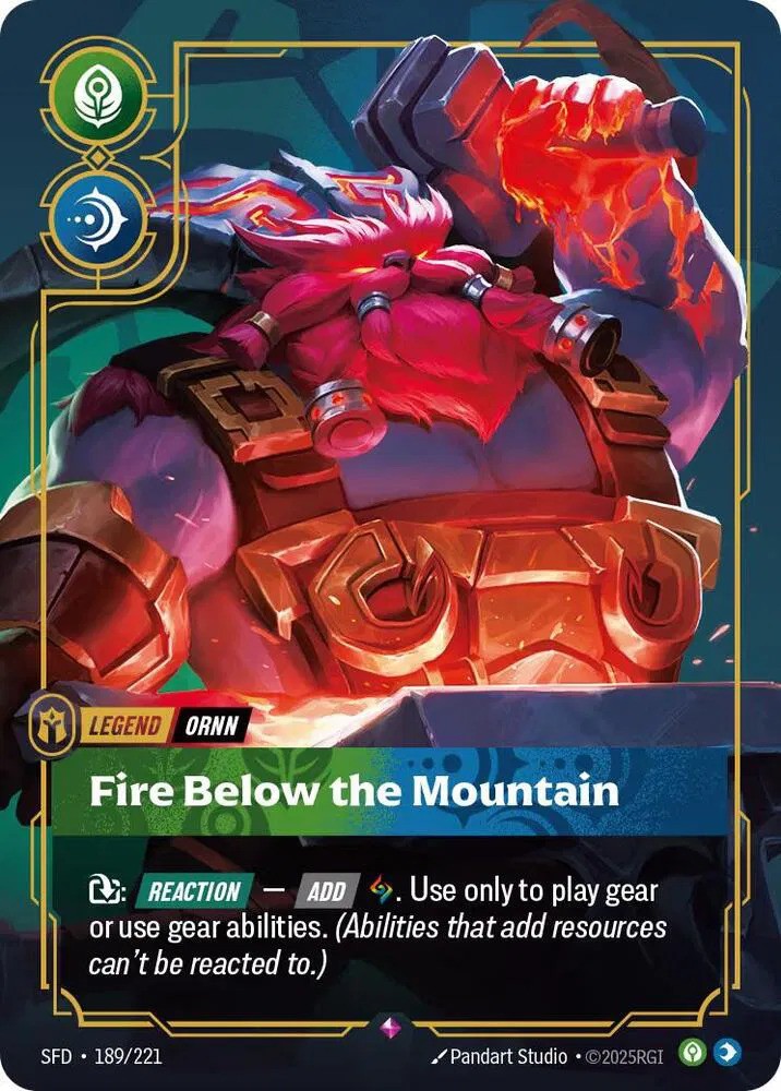 Ornn - Fire Below the Mountain (189/221) - [Spiritforged]