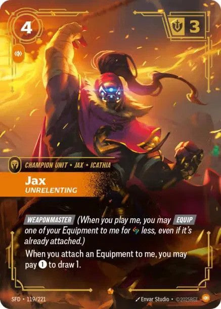 Jax - Unrelenting (119/221) - [Spiritforged]