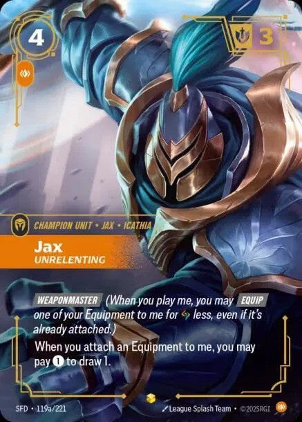 Jax - Unrelenting (119a/221) - [Spiritforged]