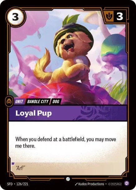 Loyal Pup Foil (126/221) - [Spiritforged]