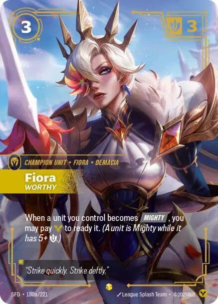 Fiora - Worthy (180a/221) - [Spiritforged]