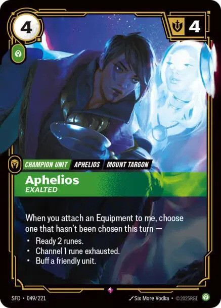 Aphelios - Exalted (049/221) - [Spiritforged]
