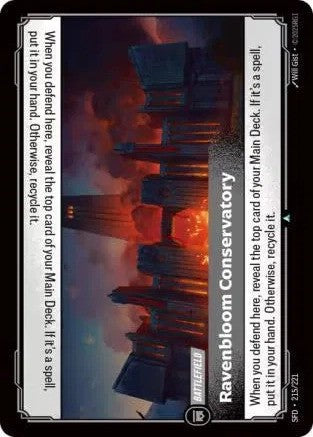 Ravenbloom Conservatory Foil (215/221) - [Spiritforged]
