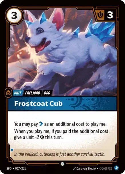 Frostcoat Cub Foil (067/221) - [Spiritforged]