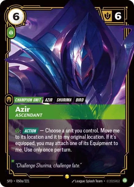 Azir - Ascendant (050a/221) - [Spiritforged]