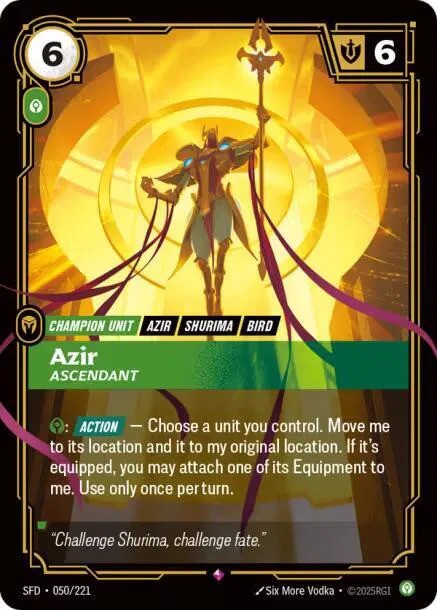 Azir - Ascendant (050/221) - [Spiritforged]