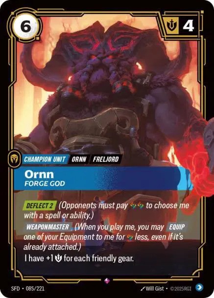 Ornn - Forge God (085/221) - [Spiritforged]
