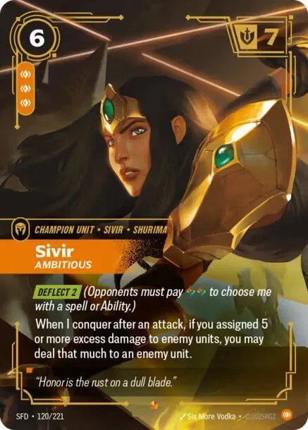 Sivir - Ambitious (120/221) - [Spiritforged]