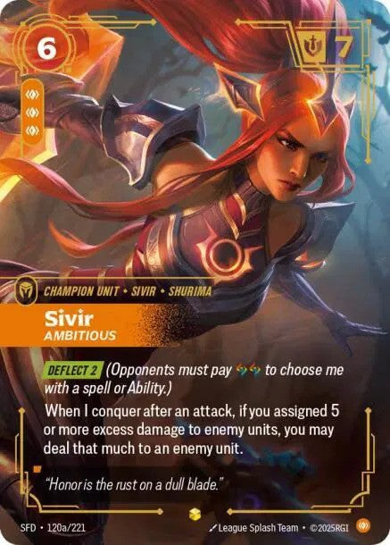 Sivir - Ambitious (120a/221) - [Spiritforged]