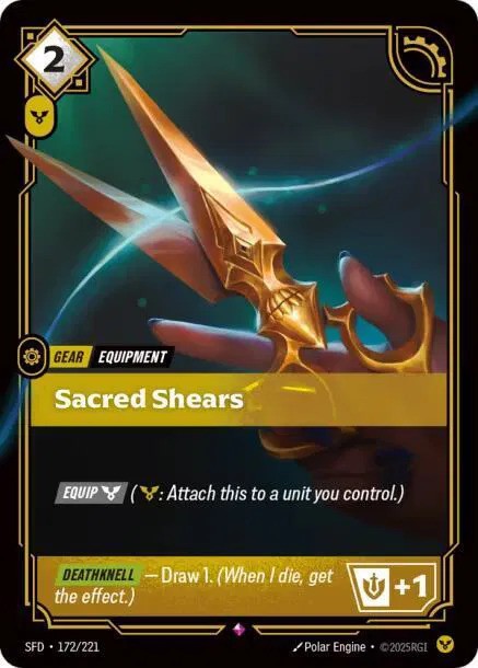 Sacred Shears (172/221) - [Spiritforged]