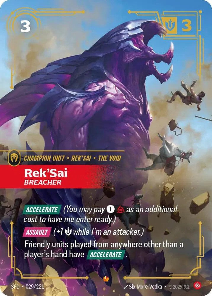 Rek'Sai - Breacher (029/221) - [Spiritforged]