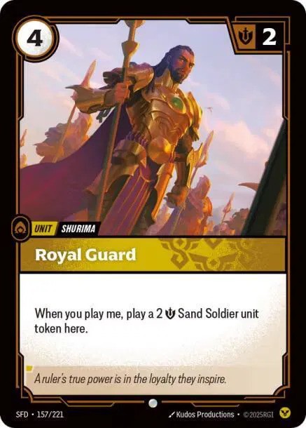 Royal Guard Foil (157/221) - [Spiritforged]