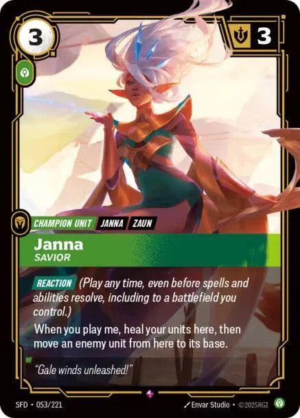 Janna - Savior (053/221) - [Spiritforged]