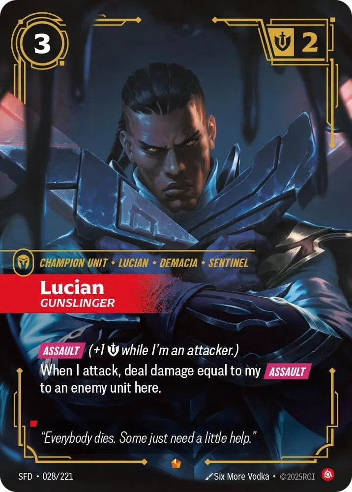 Lucian - Gunslinger (028/221) - [Spiritforged]