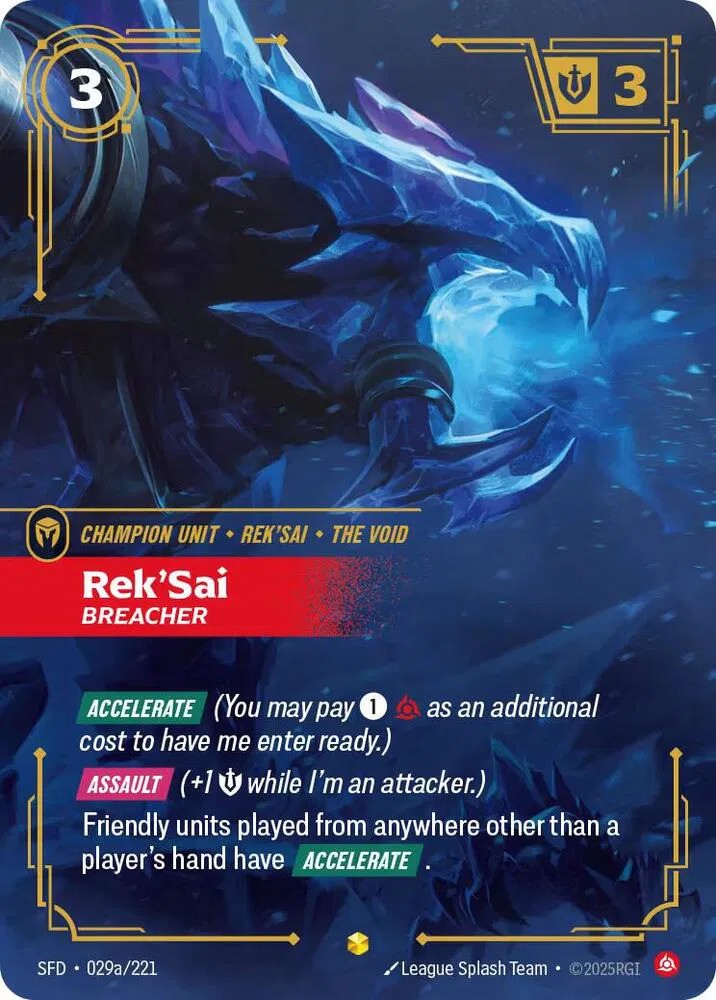 Rek'Sai - Breacher (029a/221) - [Spiritforged]