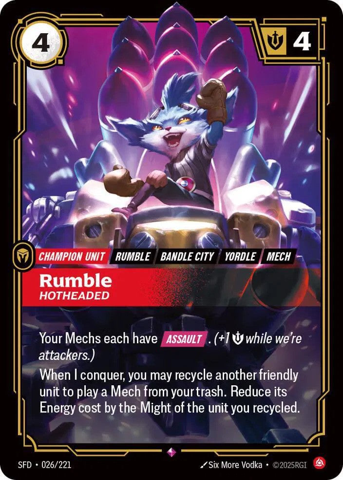 Rumble - Hotheaded (026/221) - [Spiritforged]