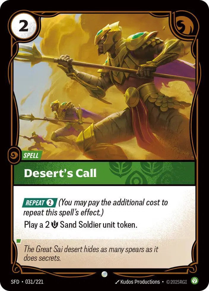 Desert's Call Foil (031/221) - [Spiritforged]