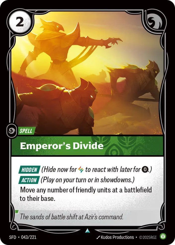 Emperor's Divide Foil (043/221) - [Spiritforged]